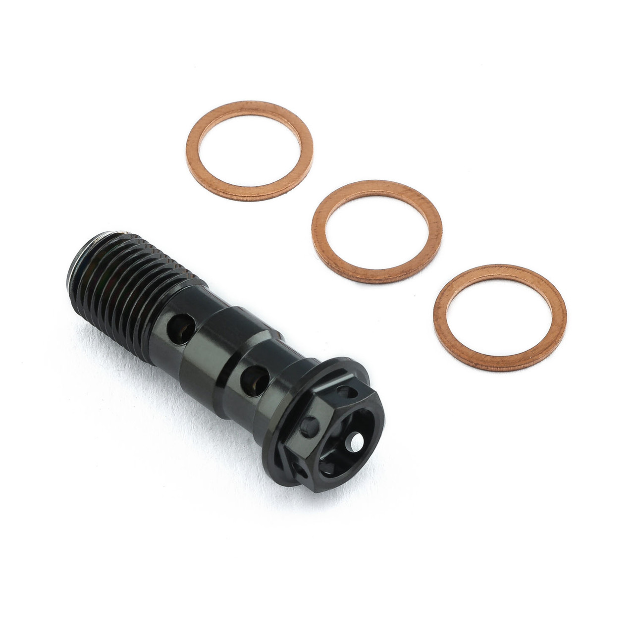 Bullone Banjo M10 X 1.00 Inox - Lunghezza 22mm, Con Rondelle In Rame, Per Tubi Freno - Foto 9