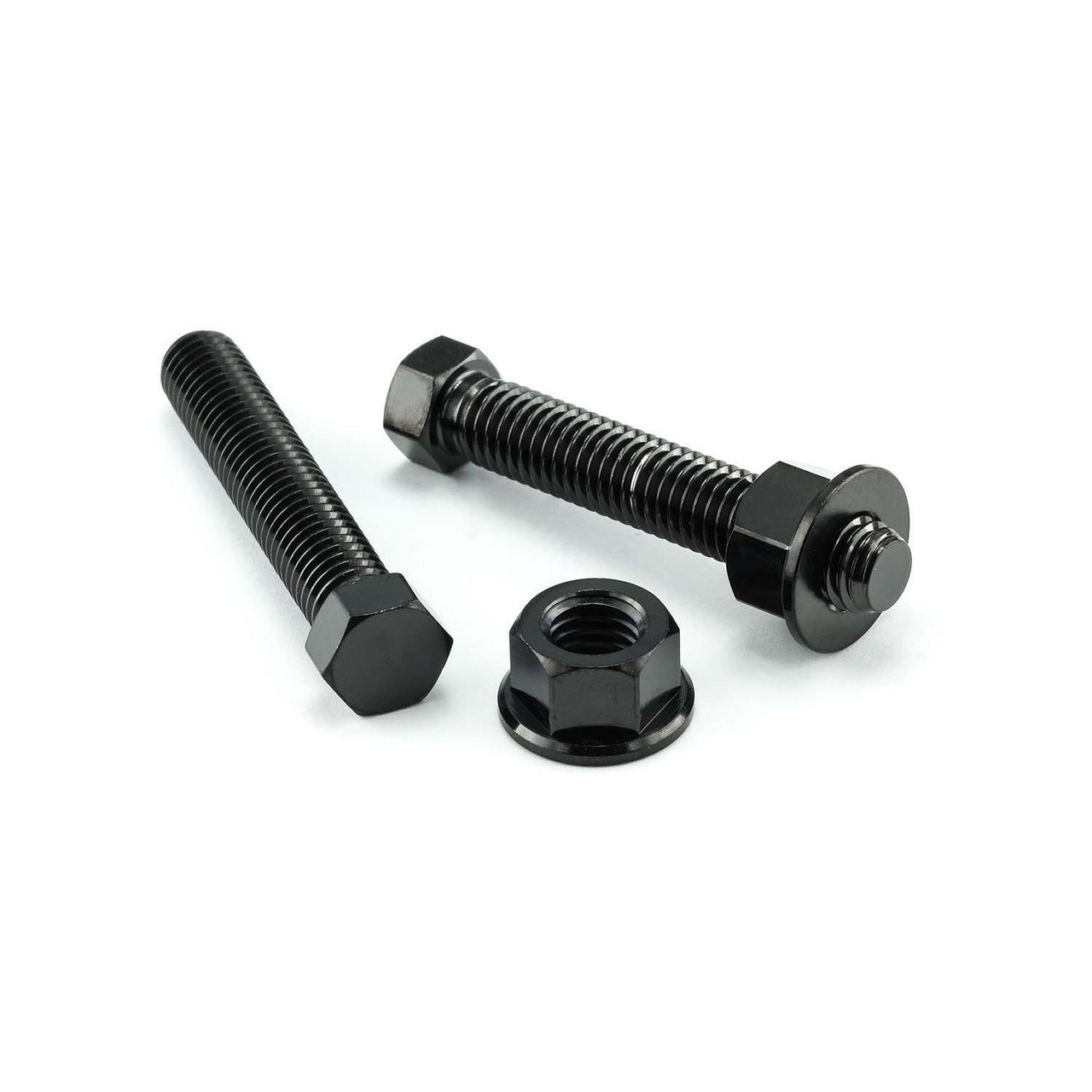 Stainless Steel Axle Adjuster Set M8x45mm 2xBolts 2xNuts | Pro-Bolt