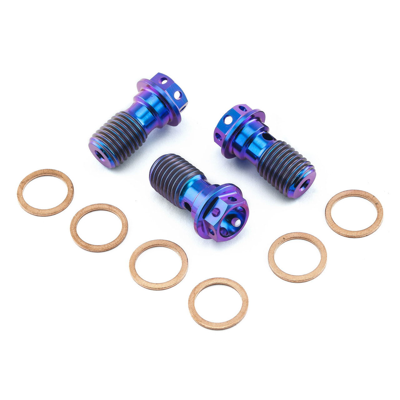 Titanium Banjo Bolt Single M10x(1.25mm) Rear Brake Caliper Race Spec