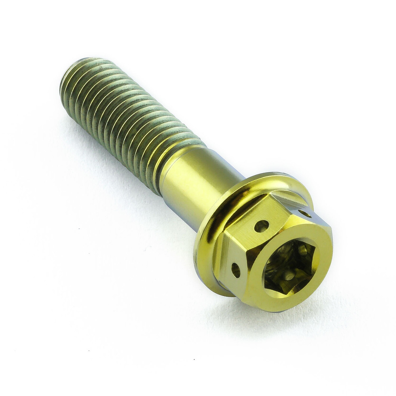 1 In Diameter Bolt M12x60mm 1.25 Thread Pitch Titanium 12 Point Flange Bolt  Grade 5 1 2x12 Bolt