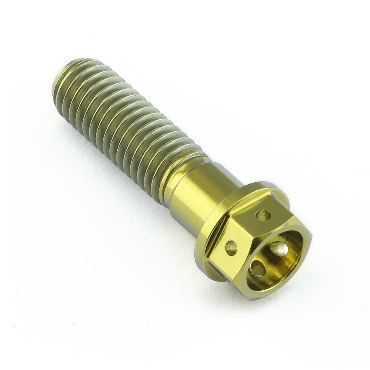 Titanium Flanged Hex Head Bolt M8x(1.25mm)x30mm Race Spec 12.45mm