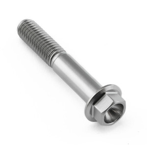 Titanium Flanged Hex Head Bolt M8x(1.25mm)x47mm