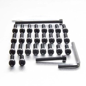 Aluminium Engine Kit Honda CBR600RR 03-06 Black