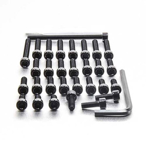 Aluminium Engine Kit Yamaha YBR250 Black