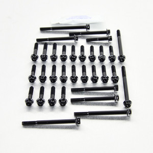 Aluminium Engine Kit Kawasaki KLV1000 Race Spec Etched Black