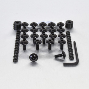 Aluminium Fairing Kit Aprilia RS250 Extrema Black