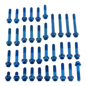 Aluminium Engine Kit Honda CRF125F Race Spec Etched Blue