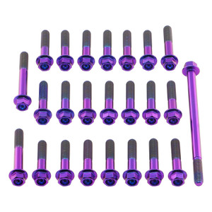 Titanium Engine Kit Suzuki GSXR1000 17+ Flanged Hex Purple Haze