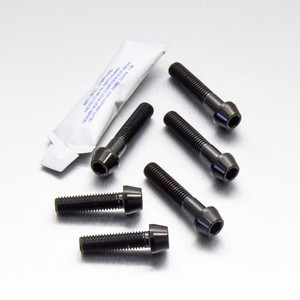 Stainless Steel Top & Bottom Yoke Pinch Set Black