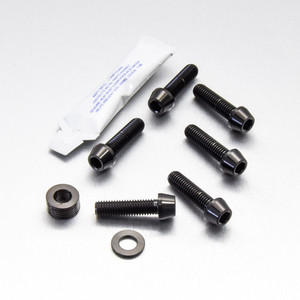 Stainless Steel Top & Bottom Yoke Pinch Set Black