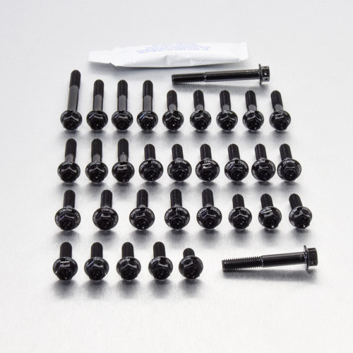 Aluminium Engine Kit Kawasaki ZX10R Ninja Race Spec Etched 11-15 Black