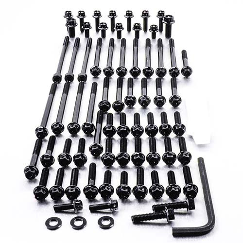 Aluminium Engine Kit KTM 1290 Superduke Race Spec Etched Black