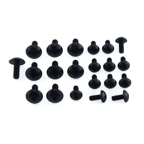 Aluminium Fairing Kit Kawasaki ZX6R Black