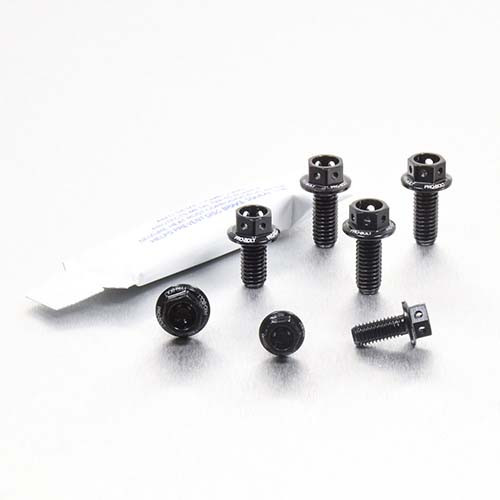 Aluminium Chain Guard & Rear Hugger Bolt Kit Race Spec Etched (CHAINHUG115HXRE)