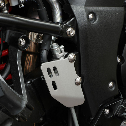 Titanium Heel Plate Bolt Kit - Rider-Pillion & Rear Master Cylinder Mount Fitted