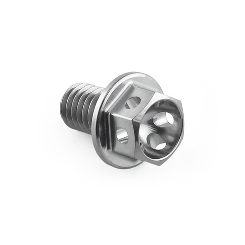 Titanium Flanged Hex Head Bolt M5x(0.80mm)x8mm Race Spec
