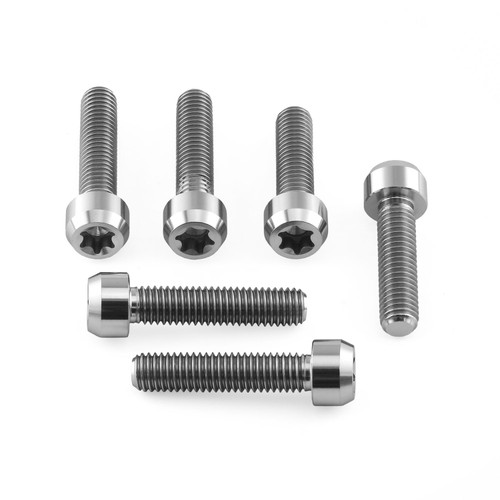 Titanium Top & Bottom Clamp Yoke Pinch Kit Torx Drive