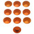 Aluminium Button Insert M10 (Fits 8mm AK) Pack x10 Orange
