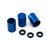 Aluminium Bleed Nipple Cover M7 Pack x3 Blue