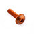 Aluminium Dome Head Bolt M5x(0.80mm)x20mm Orange Etched