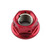 Aluminium Sprocket Nut M8 x (1.25mm) Drilled Red