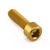 Aluminium Socket Cap Bolt M6x(1.00mm)x20mm Gold