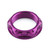 Aluminium Flanged Top Yoke Nut M33x(1.00mm) (Open) Purple