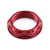 Aluminium Flanged Top Yoke Nut M33x(1.00mm) (Open) Red