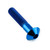Titanium Dome Head Bolt M8x(1.25mm)x40mm Blue