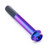 Titanium Flanged Hex Head Bolt M10x(1.25mm)x70mm Purple Haze