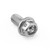 Aluminium Flanged Hex Head Bolt M5x(0.80mm)x10mm Race Spec Etched Silver
