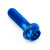 Aluminium Flanged Hex Head Bolt M8x(1.25mm)x30mm Race Spec Etched Blue