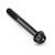 Titanium Flanged Hex Head Bolt M5x(0.80mm)x40mm Race Spec Black