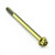 Titanium Flanged Hex Head Bolt M6x(1.00mm)x80mm Race Spec Gold