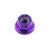 Titanium Flanged Nylon Nut M3x(0.50mm) Purple Haze