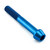 Titanium Socket Cap Bolt M10x(1.25mm)x70mm Blue