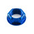Titanium Yoke Nut Open Flanged M24x(1.00mm) Blue