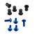 Aluminium Screen Kit 5 Bolt Blue Etched