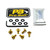 Aluminium Screen Kit 6 Bolt Gold