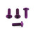 Aluminium Screen Kit (4mm Italian Bikes) 4 Bolts Purple