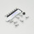 Aluminium Screen Kit RGV 250 7 Bolt Silver