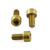 Aluminium Rear Brake Line Clip Mount Bolt Kit Gold