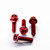 Aluminium Brake & Clutch Lever Perch Pinch Bolt Kit Race Spec Etched Red