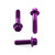 Aluminium Brake & Clutch Lever Perch Pinch Bolt Kit Race Spec Etched Purple