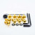 Aluminium Mudguard & Hugger Bolt Kit Gold