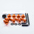 Aluminium Mudguard & Hugger Bolt Kit Orange
