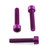 Aluminium Reservoir Mount Bolt Kit Rear Brake Purple