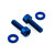 Aluminium Fuel Tank Mount Bolt Kit Blue