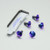 Titanium Chain Guard & Rear Hugger Bolt Kit Purple Haze