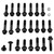 Stainless Steel Engine Kit BMW S1000R Flanged Hex Black